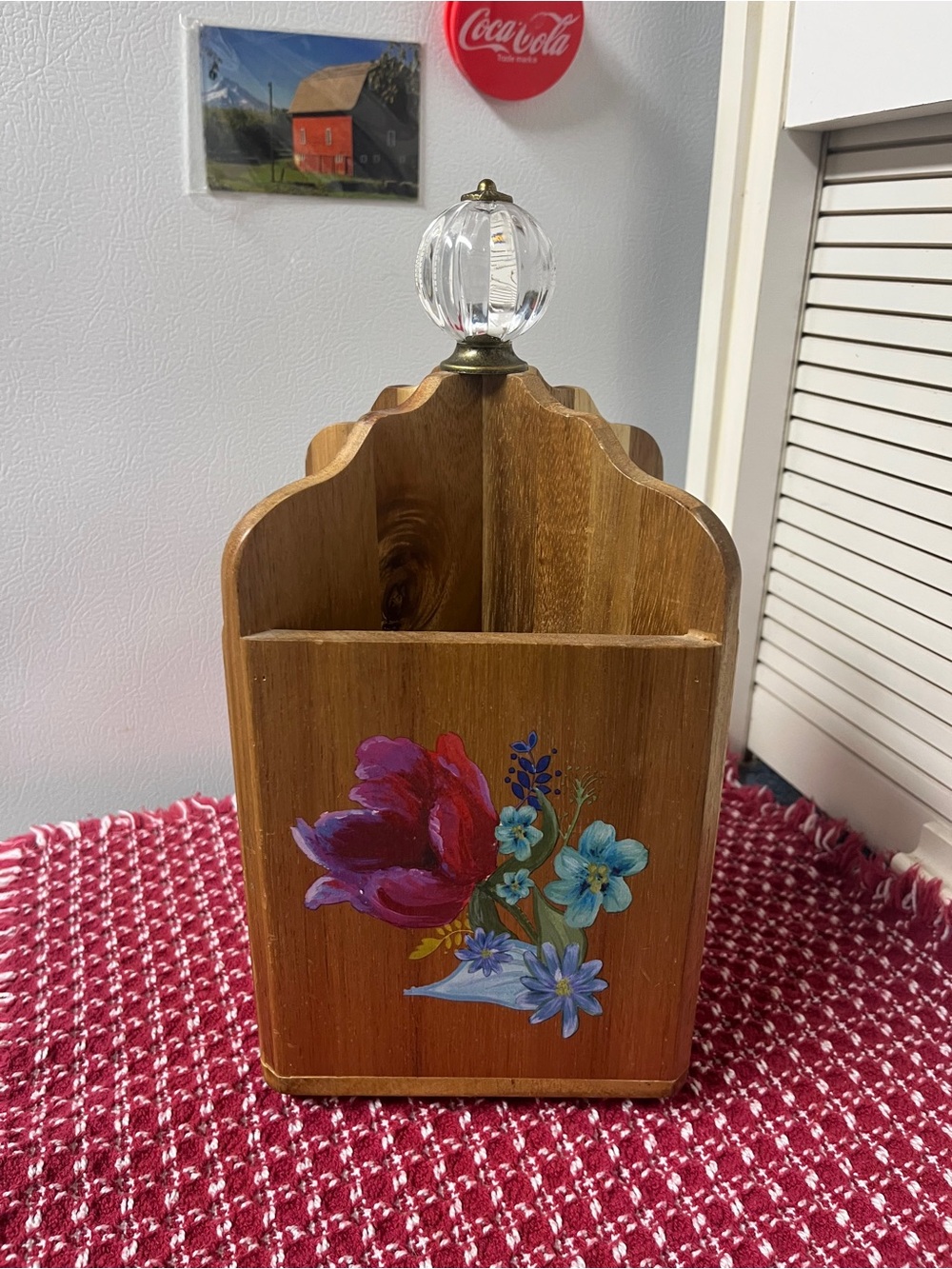 The Pioneer Woman “Spring Bouquet “ Acacia Rotating Utensils Holder
